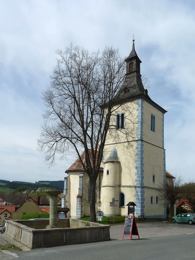 Church of the Nativity of the Virgin Mary in the village of Velhartice, Klatovy District, Czech Republic