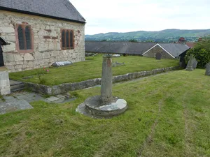 Sundial S of Porch, Church of St Mwrog