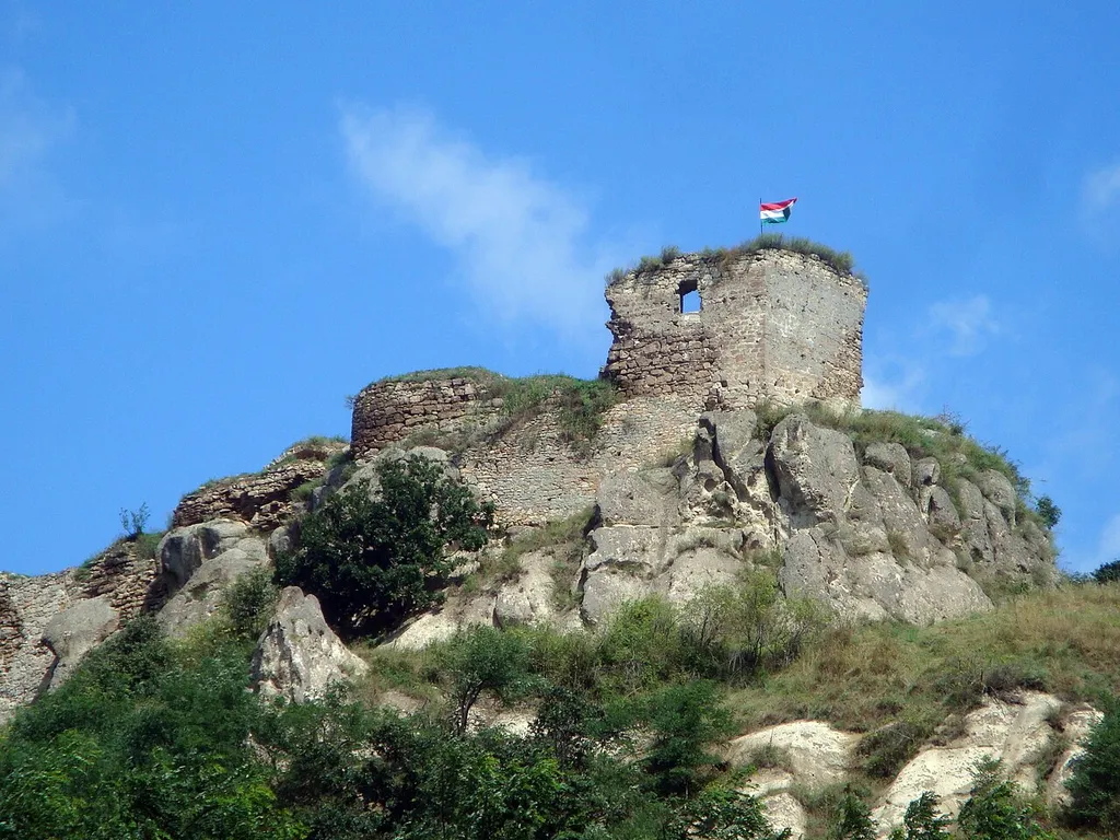 Castle of Sirok from the town.