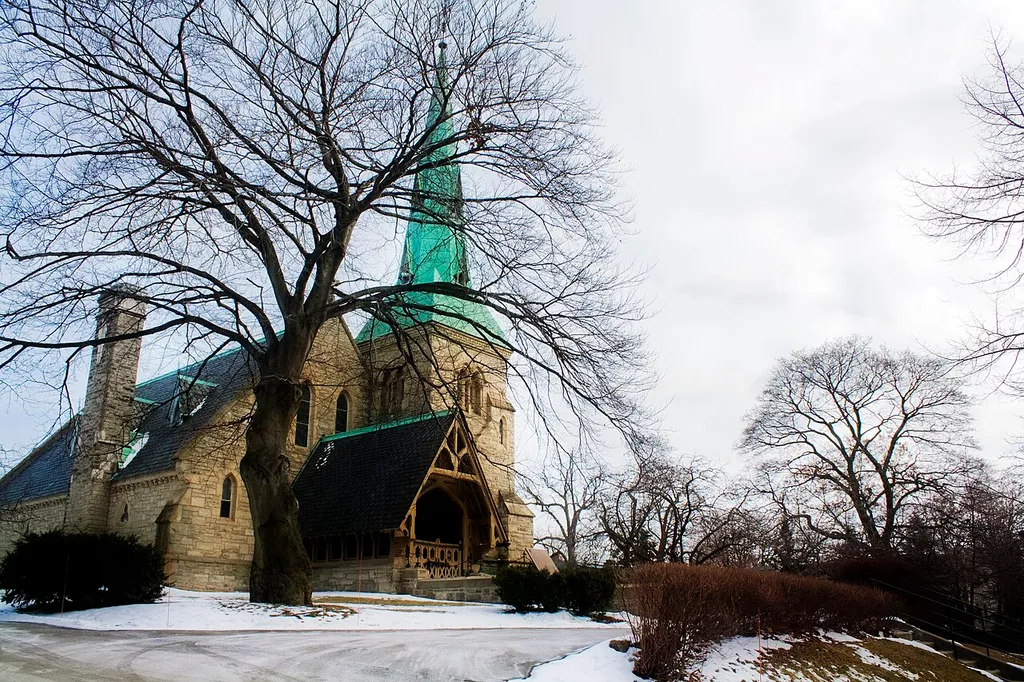 Chapel of St. James-the-Less, St. James Cemetery, Toronto, Canada.