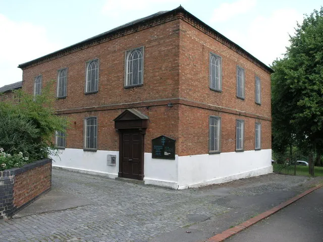 The Old Meeting United Reformed Church, The Grove, Bedworth, Warwickshire. The congregation began in 1686 and the present church was built in the 18th century.