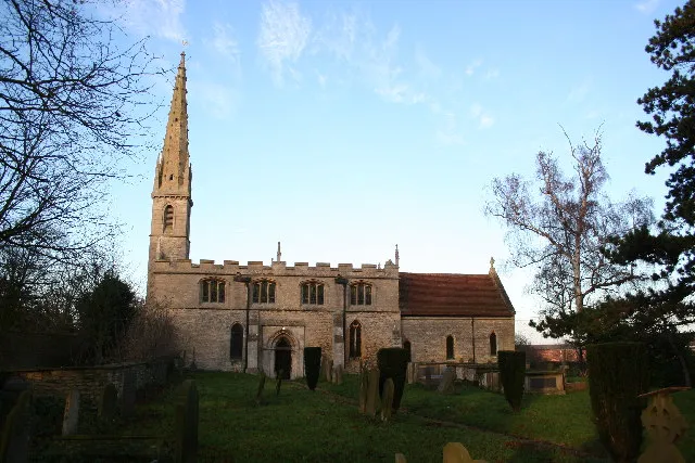 St.Clement's church, Rowston, Lincs. Early English nave with Perpendicular clerestorey, but the Victorian looking tower and spire are also 13th century - very elegant !