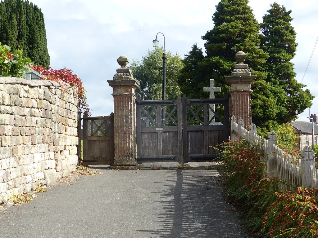 The gate piers to Holy Trinity churchyard: Grade II listed building in Kirk Ireton, Derbyshire. .mw-parser-output .messagebox{margin:4px 0;width:auto;border-collapse:collapse;border:2px solid var(--border-color-progressive,#6485d1);background-color:var(--background-color-neutral-subtle,#fbfcff);color:var(--color-base,#202122);box-sizing:border-box;border-inline-start-width:8px}.mw-parser-output .messagebox.mbox-small{font-size:88%;line-height:1.25em}.mw-parser-output .mbox-warning,.mw-parser-output .mbox-speedy{border:2px solid var(--border-color-error,#b22222);background:var(--background-color-error-subtle,#ffdbdb);border-inline-start-width:8px}.mw-parser-output .mbox-serious,.mw-parser-output .mbox-delete,.mw-parser-output .mbox-stop{border:2px solid var(--border-color-error,#b22222);border-inline-start-width:8px}.mw-parser-output .mbox-issue,.mw-parser-output .mbox-content{border:2px solid #f28500;background:var(--background-color-warning-subtle,#ffe);border-inline-start-width:8px}.mw-parser-output .mbox-query,.mw-parser-output .mbox-style{border:2px solid #f4c430;background:var(--background-color-warning-subtle,#ffe);border-inline-start-width:8px}.mw-parser-output .mbox-shit{border:2px solid #960;border-inline-start-width:8px}.mw-parser-output .mbox-license{border:2px solid #88a;border-inline-start-width:initial}.mw-parser-output .mbox-legal{border:2px solid var(--border-color-notice,#666);background:var(--background-color-base,#fff);border-inline-start-width:8px}.mw-parser-output .mbox-honor{border:2px solid #ca3;background:var(--background-color-warning-subtle,#fcf4db);border-inline-start-width:8px}.mw-parser-output .mbox-growth{border:2px solid #8d4;background:var(--background-color-success-subtle,#d5fdf4);border-inline-start-width:8px}.mw-parser-output .mbox-move{border:2px solid #93c;border-inline-start-width:8px}.mw-parser-output .mbox-protection,.mw-parser-output .mbox-message{border:2px solid var(--border-color-base,#aaa);border-inline-start-width:8px}.m
