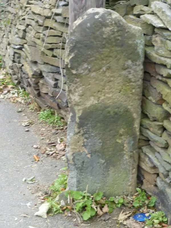 Old Milestone in Old Brampton, west of Chesterfield