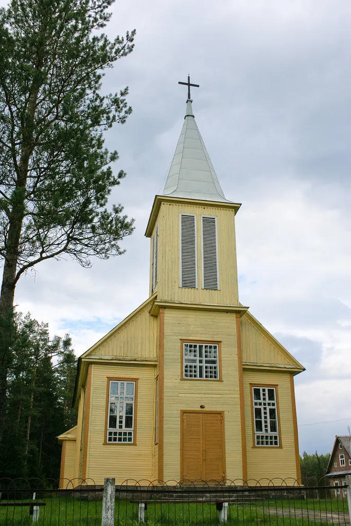 Church of Our Lady of the Gate of Dawn in Inkūnai, Anykščiai district, Lithuania