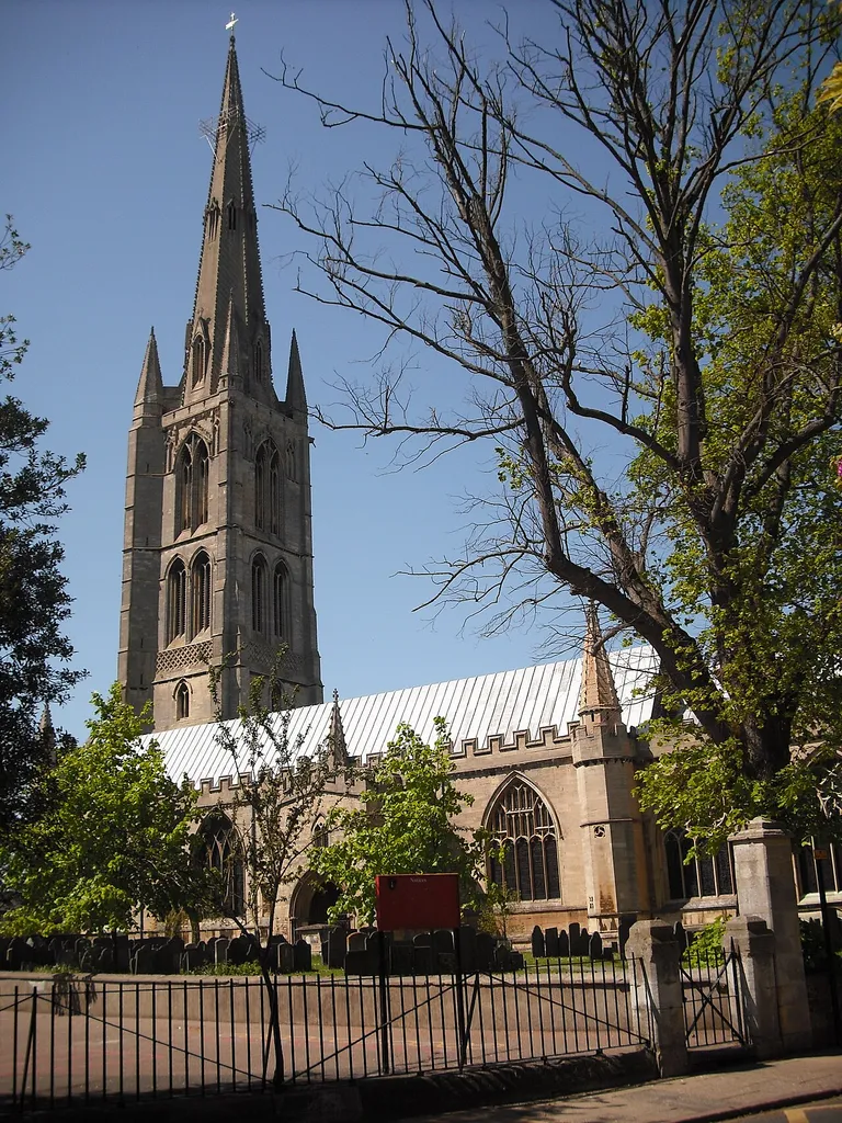 St Wulfram's, Grantham - from school