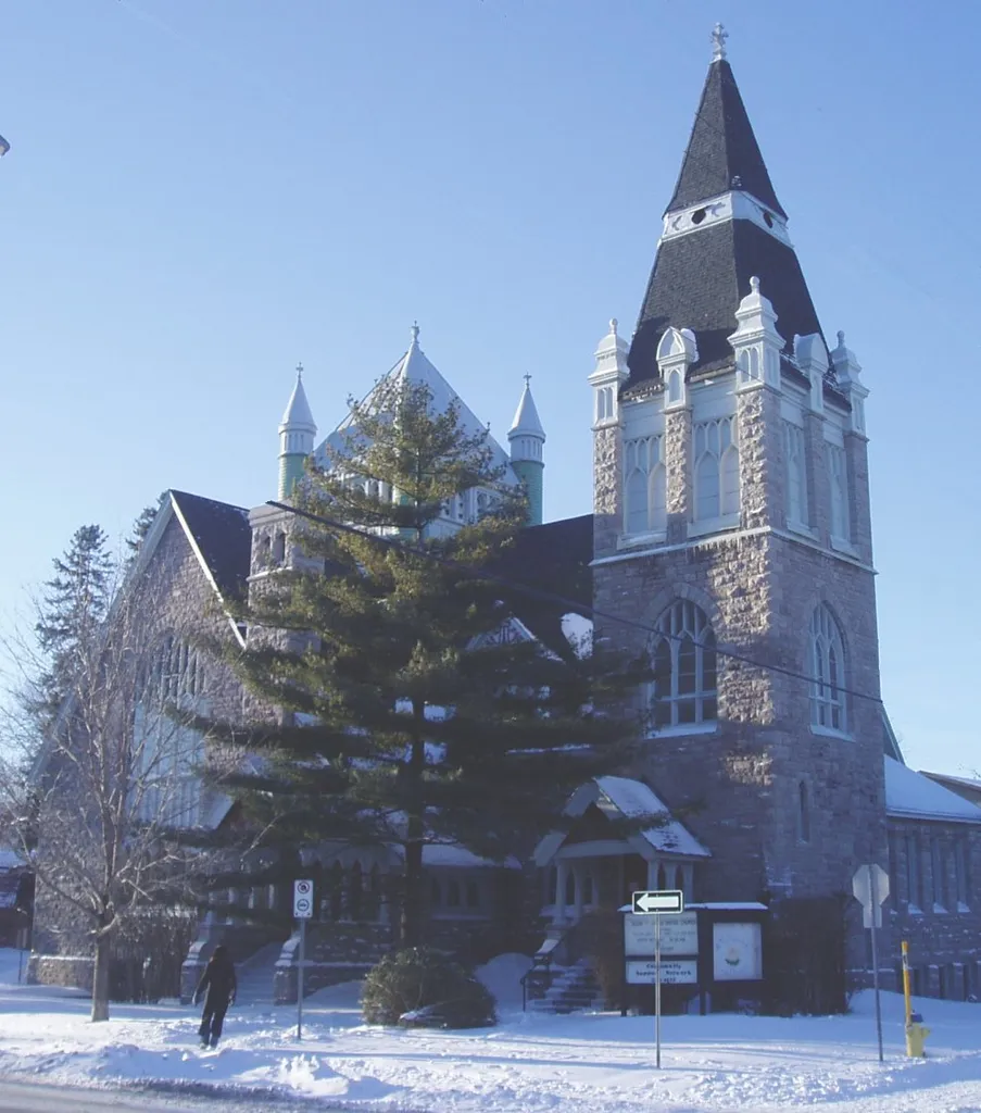 Glebe St. James United Church, at 650 Lyon Street, in Ottawa, Ontario