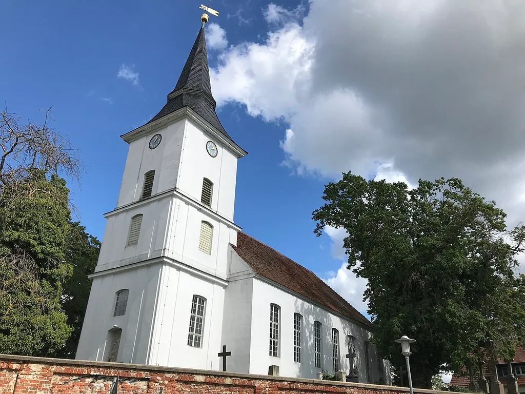 Die Dorfkirche Dyrotz ist eine Saalkirche aus dem Jahr 1737 mit einem älteren Kern in Dyrotz, einem Ortsteil der Gemeinde Wustermark im Landkreis Havelland. Im Innern steht unter anderem ein Kanzelaltar aus dem Jahr 1752.