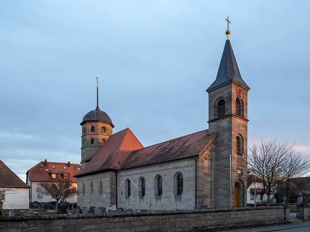 Catholic parish church Mariä Opferung in Poxdorf near Forchheim