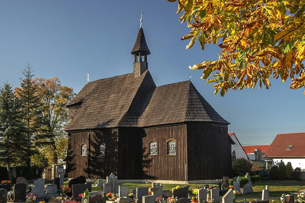 Olszowa, kościół fil. p.w. Matki Boskiej Śnieżnej, 1679, 1748