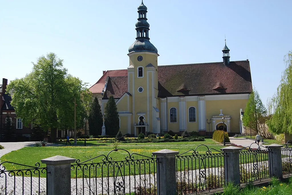 Saint Norbert church in Opole Czarnowąsy, Poland