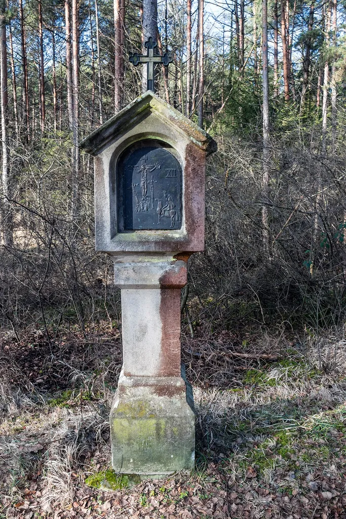 Allersberg, St. Wolfgang, Kreuzweg, Station 12, Baudenkmal, D-5-76-113-67