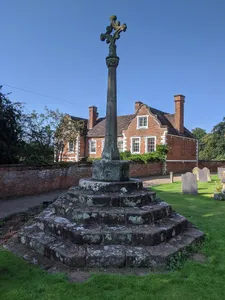 Churchyard cross in St John the Baptist's churchyard