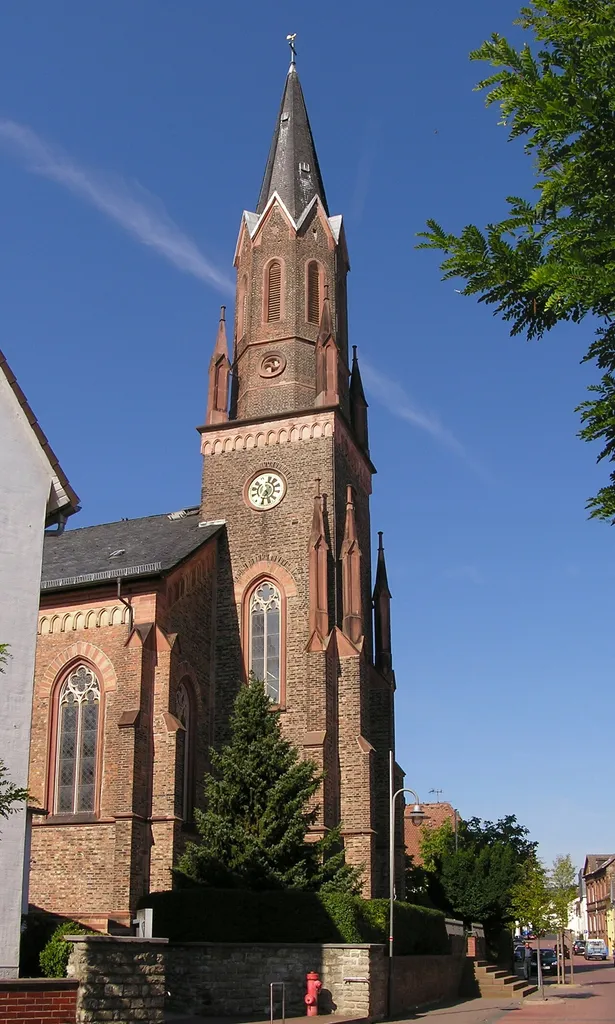 The evangelic-lutheran church in Friedrichsdorf-Seulberg