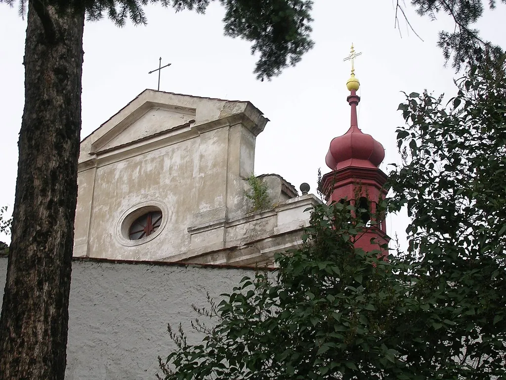Ctiněves, Litoměřice District, Ústí nad Labem Region, the Czech Republic. A church of Saint Matthew.