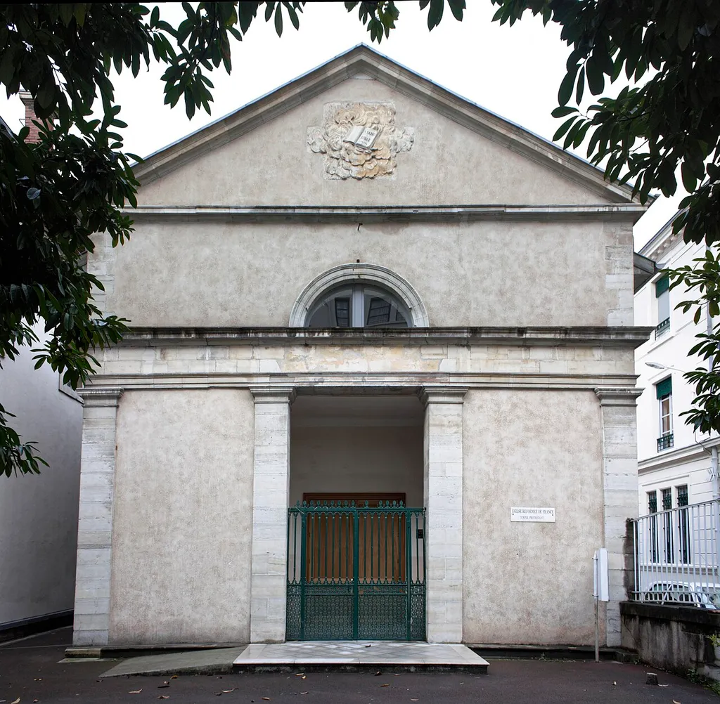 The Protestant Church of Bayonne is remarkable for its proportions and simplicity.