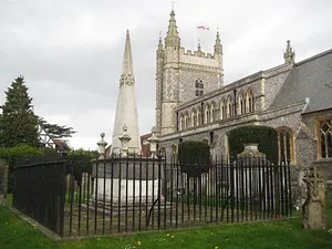 Tomb Of Edmund Waller South East Of Parish Church Of St Mary And All Saints