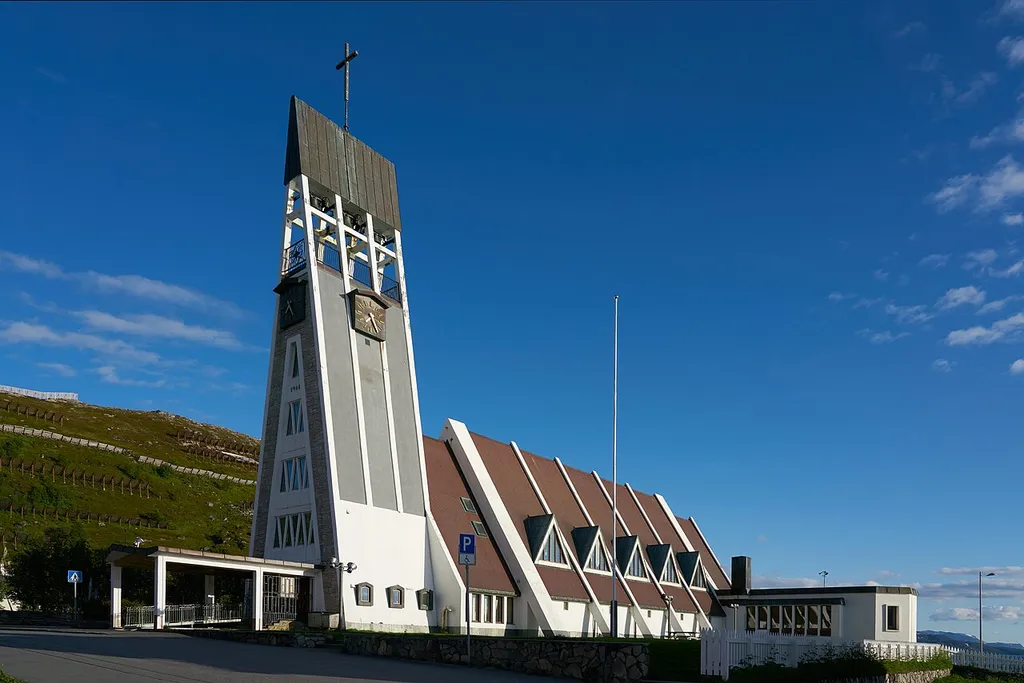 Hammerfest church seen from N - Hammerfest, Norway