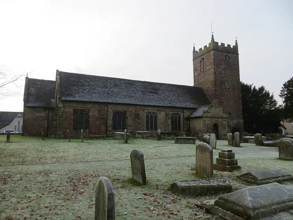 Photograph of St Chad's Church, Prees, Shropshire, England