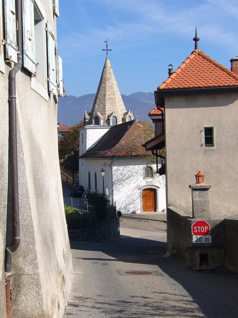 Kirche in Chardonne, Kanton Waadt