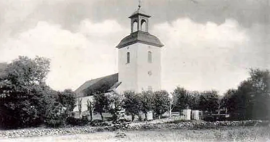 Istorps kyrka, ca år 1900.
