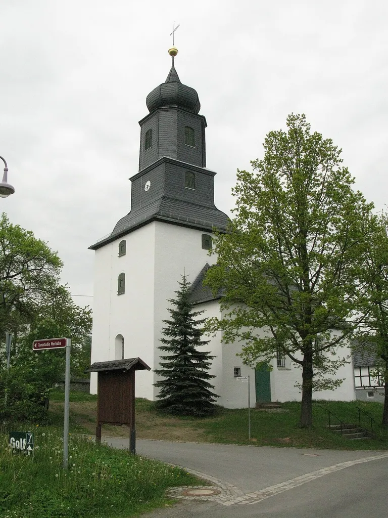 Die Kirche im Plauener Stadtteil Steinsdorf