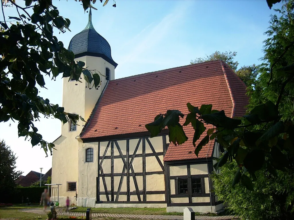 Church of the village of Döbrichau (Beilrode, Nordsachsen district, Saxony)