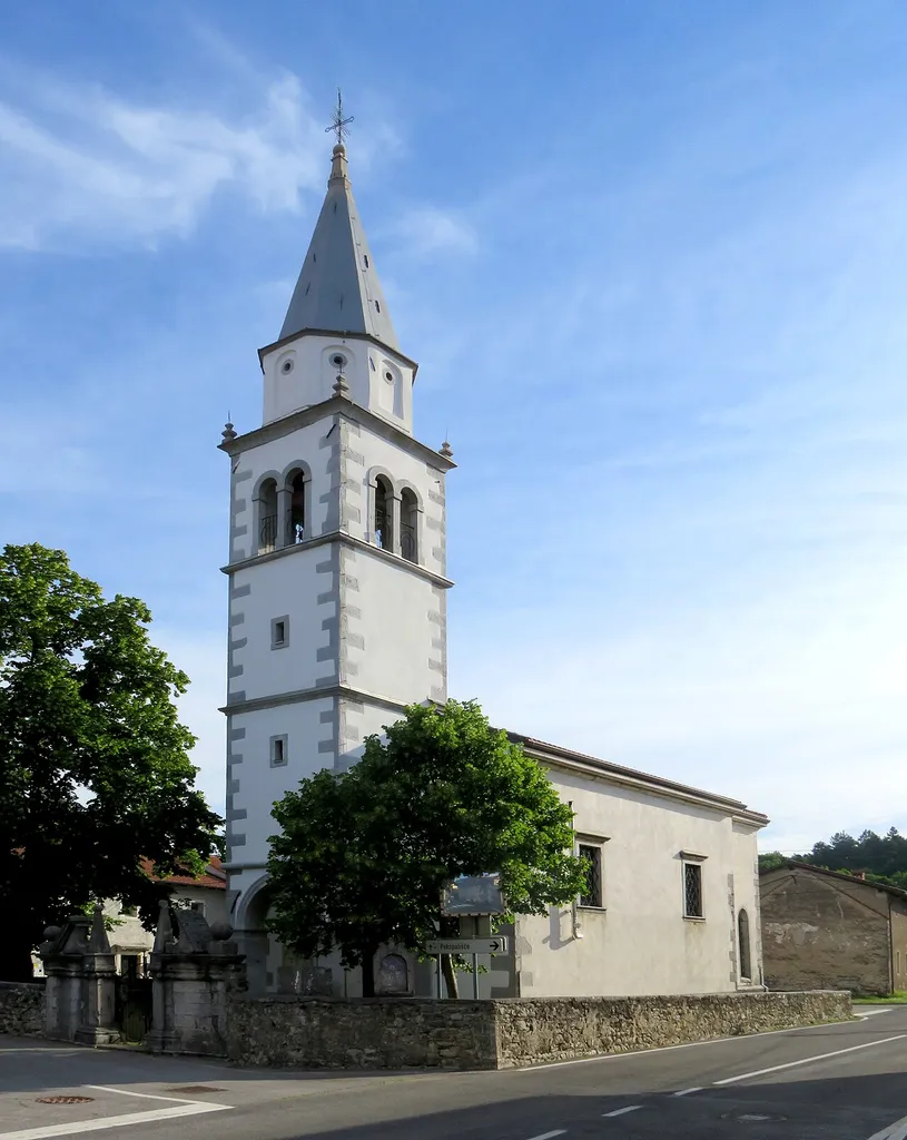 Saint Anthony the Great Church in Divača, Municipality of Divača, Slovenia