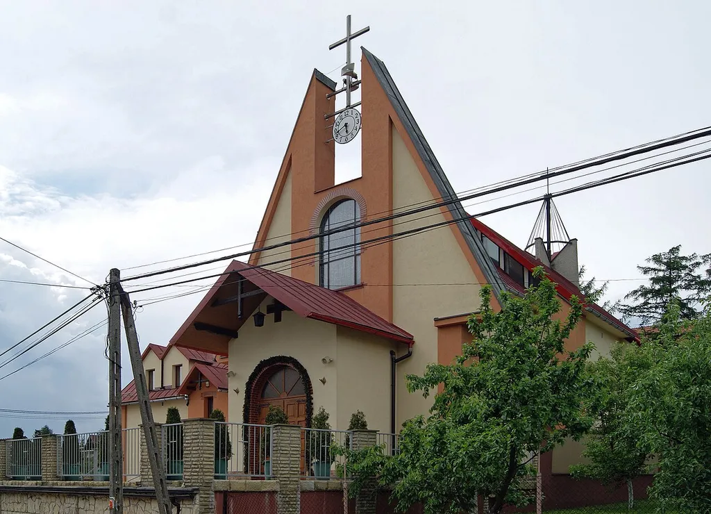 Church of Our Lady of Perpetual Help (1986 design. by Stanislaw Wasilewski), 176 Ksiecia Jozefa street, Krakow, Poland