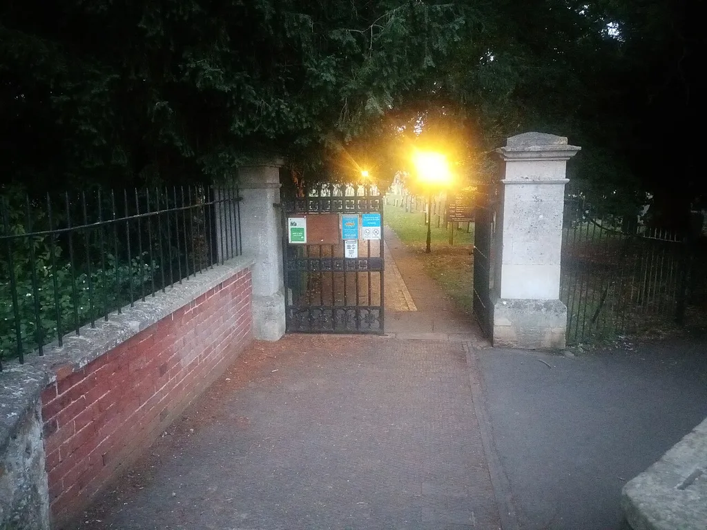 Gate Piers And Gates To Churchyard (gate in Bottesford, Melton, Leicestershire, UK)