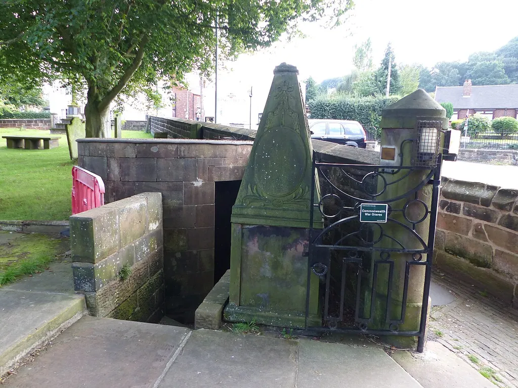 Wright tomb 1 metre east of south pier of west gate to St Lawrence's Churchyard: Grade II listed tomb in Overton, Frodsham, Cheshire. .mw-parser-output .messagebox{margin:4px 0;width:auto;border-collapse:collapse;border:2px solid var(--border-color-progressive,#6485d1);background-color:var(--background-color-neutral-subtle,#fbfcff);color:var(--color-base,#202122);box-sizing:border-box;border-inline-start-width:8px}.mw-parser-output .messagebox.mbox-small{font-size:88%;line-height:1.25em}.mw-parser-output .mbox-warning,.mw-parser-output .mbox-speedy{border:2px solid var(--border-color-error,#b22222);background:var(--background-color-error-subtle,#ffdbdb);border-inline-start-width:8px}.mw-parser-output .mbox-serious,.mw-parser-output .mbox-delete,.mw-parser-output .mbox-stop{border:2px solid var(--border-color-error,#b22222);border-inline-start-width:8px}.mw-parser-output .mbox-issue,.mw-parser-output .mbox-content{border:2px solid #f28500;background:var(--background-color-warning-subtle,#ffe);border-inline-start-width:8px}.mw-parser-output .mbox-query,.mw-parser-output .mbox-style{border:2px solid #f4c430;background:var(--background-color-warning-subtle,#ffe);border-inline-start-width:8px}.mw-parser-output .mbox-shit{border:2px solid #960;border-inline-start-width:8px}.mw-parser-output .mbox-license{border:2px solid #88a;border-inline-start-width:initial}.mw-parser-output .mbox-legal{border:2px solid var(--border-color-notice,#666);background:var(--background-color-base,#fff);border-inline-start-width:8px}.mw-parser-output .mbox-honor{border:2px solid #ca3;background:var(--background-color-warning-subtle,#fcf4db);border-inline-start-width:8px}.mw-parser-output .mbox-growth{border:2px solid #8d4;background:var(--background-color-success-subtle,#d5fdf4);border-inline-start-width:8px}.mw-parser-output .mbox-move{border:2px solid #93c;border-inline-start-width:8px}.mw-parser-output .mbox-protection,.mw-parser-output .mbox-message{border:2px solid var(--border-color-base,