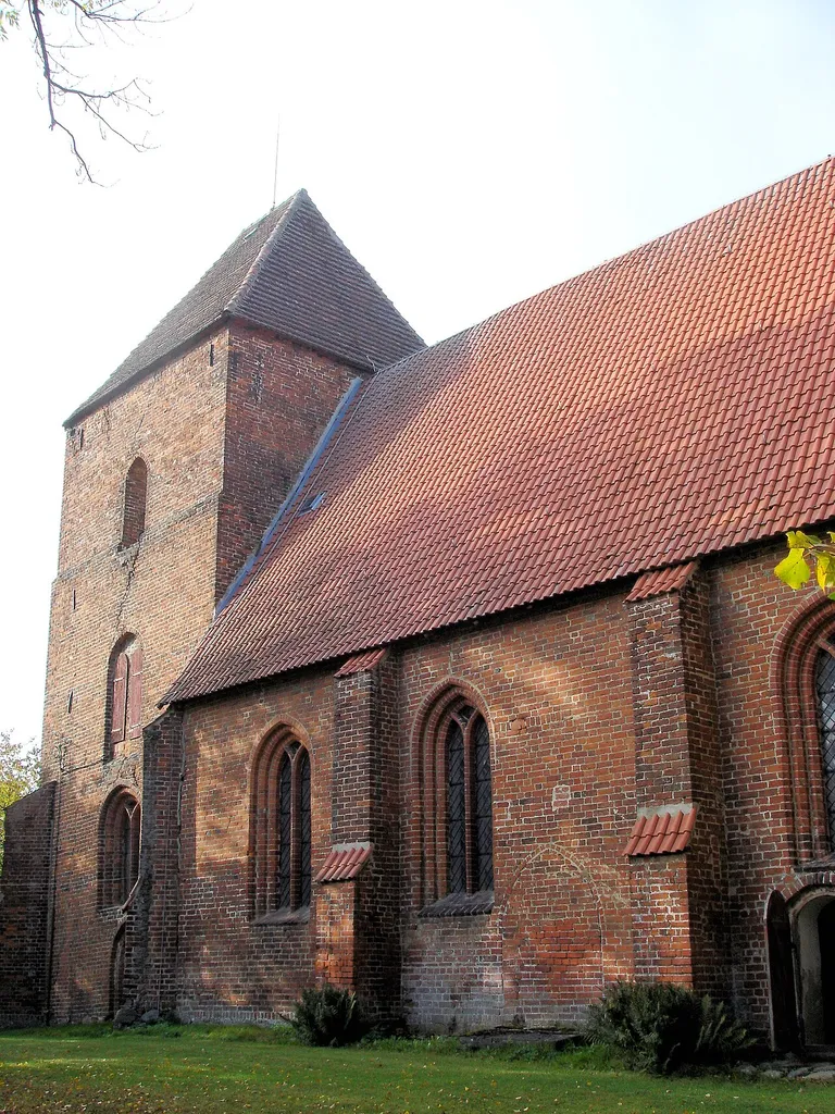 Church in Friedrichshagen, Mecklenburg, Germany