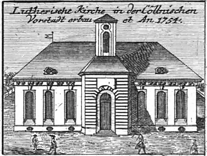 Aus Schleuens Berliner Plan von 1757 entnommen