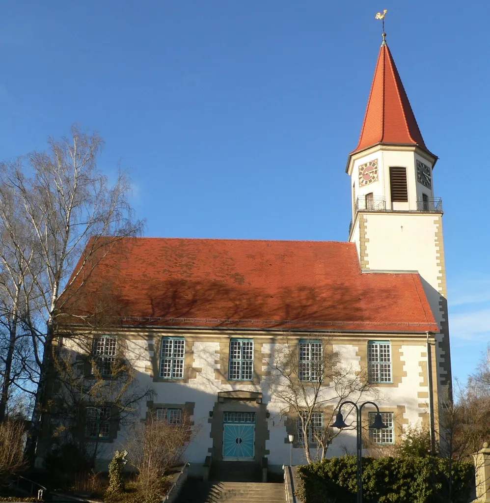 Church Nikolauskirche in Deckenpfronn, Germany