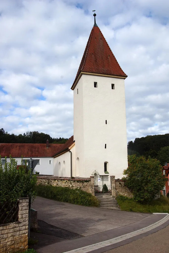 Die katholische Filialkirche St. Gregor in Ohlangen bei Thalmässing.