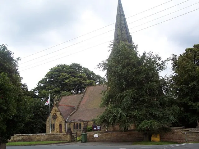 Holy Cross Church, Swainby T H Wyatt was commissioned by the Marquis of Ailesbury to design the Church, It is in the Early English style and constructed of locally quarried stone. The Church was consecrated on October 4th, 1877.