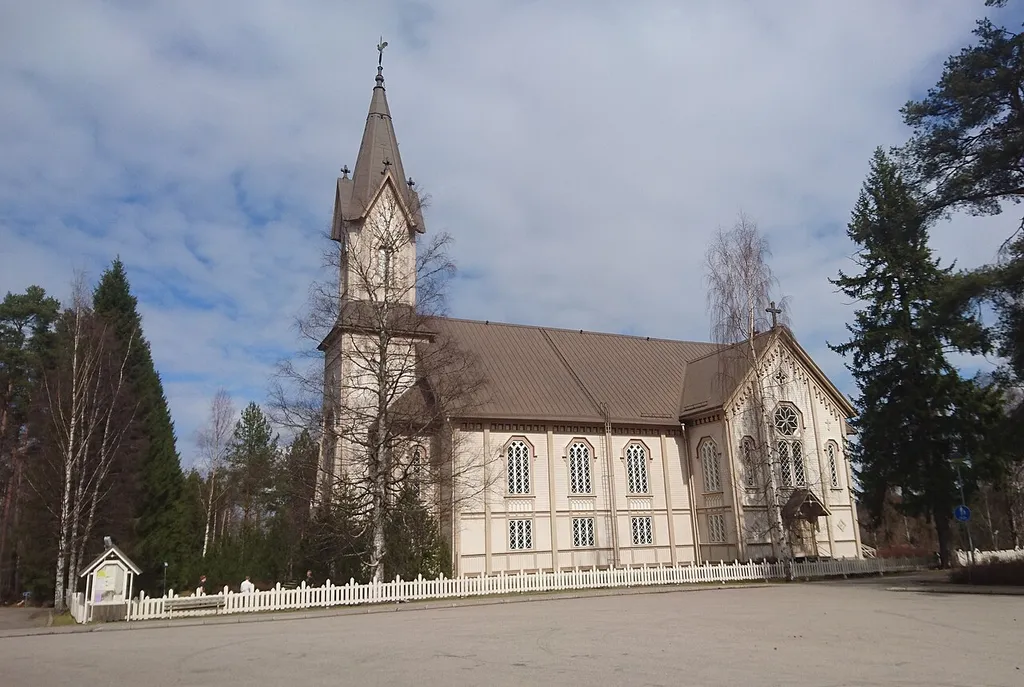 Hankasalmi Church in Hankasalmi, Finland.