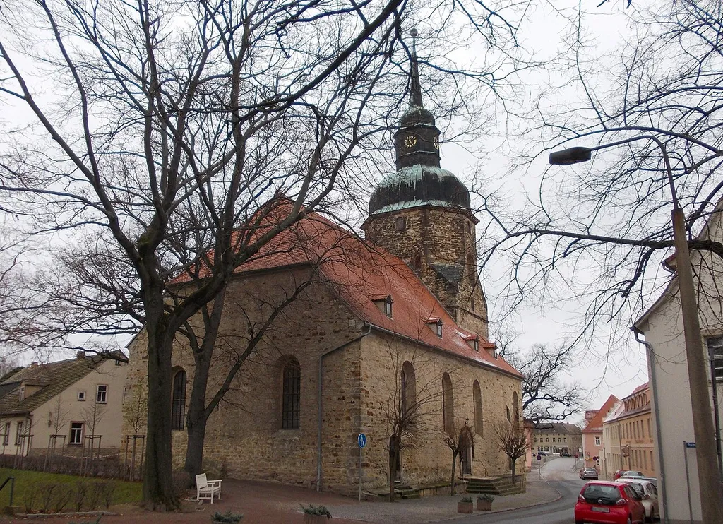 Parish church of the town of Bad Lauchstädt (Saalekreis, Saxony-Anhalt)