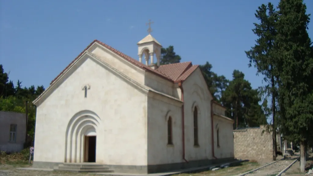 A church in Khojavend, Azerbaijan (formerly Martuni).