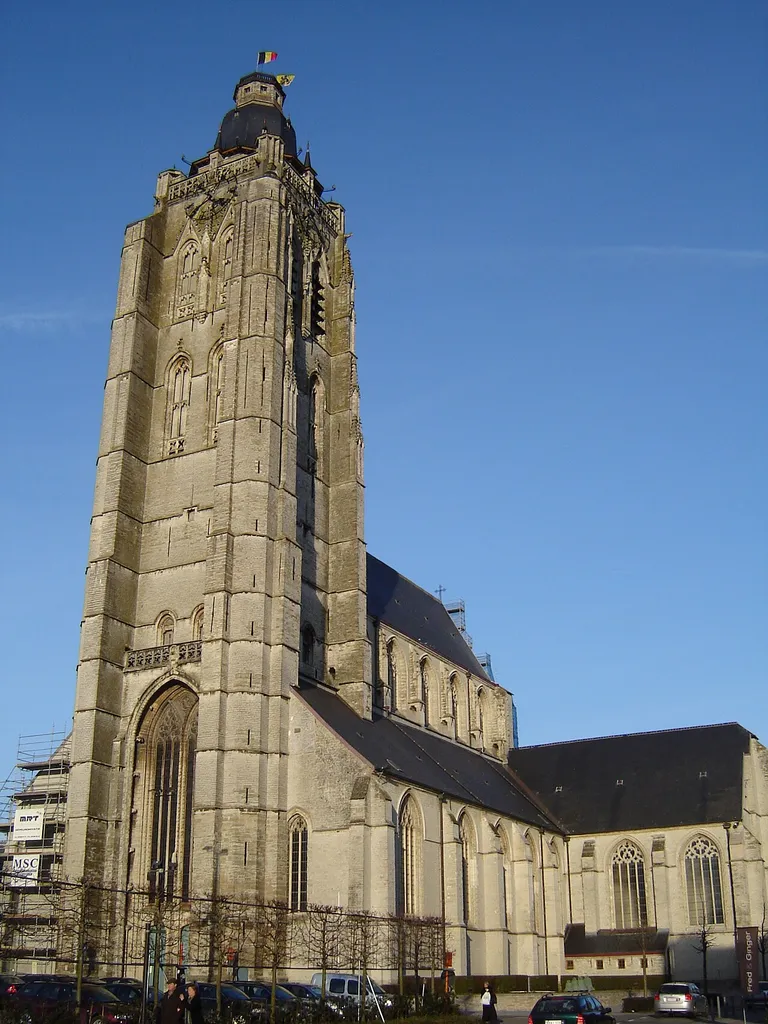 Church of Saint Walpurga in Oudenaarde. Oudenaarde, East Flanders, Belgium.