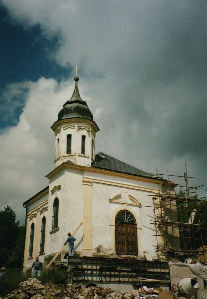 Church in Dlouhá Louka, Teplice District, Ústí nad Labem Region, Czech Republic