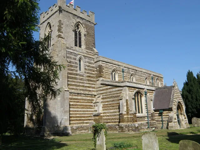 St Peter's parish church, Tempsford, Bedfordshire, seen from the southwest