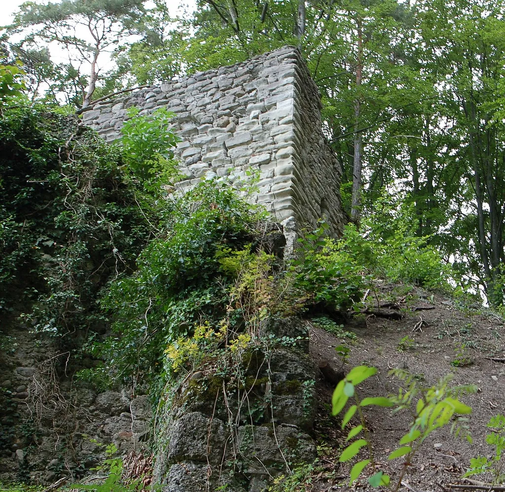 The ruins of the castle Hohenfels near Sipplingen at the Lake of Constance