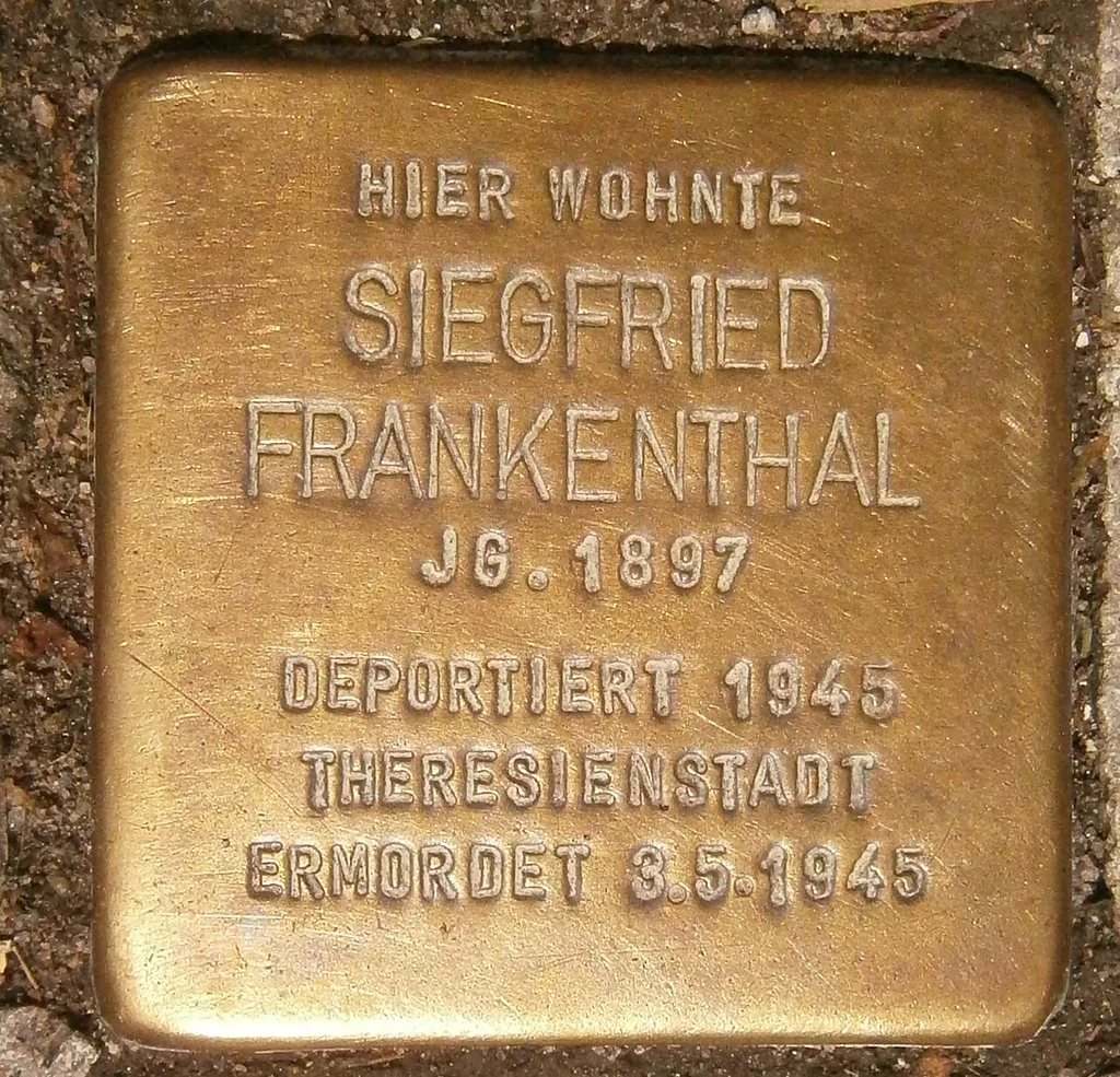 Stolperstein für Siegfried Frankenthal