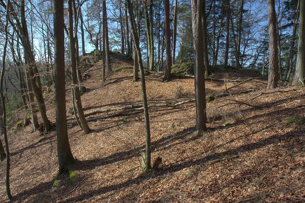 Burgstall Vestenberg - Ansicht der Hauptburg