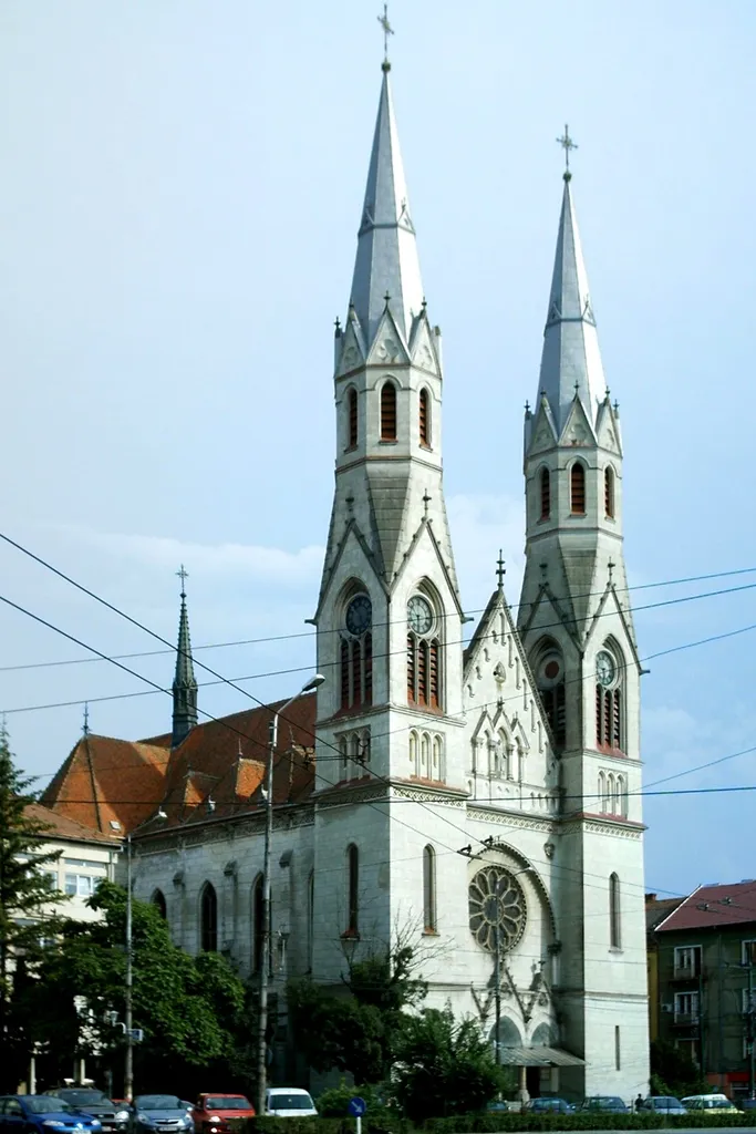 Catholic Church "Sacred Heart of Jesus" in Elisabetin, Timisoara, Romania (Karl Salkovics, 1919).