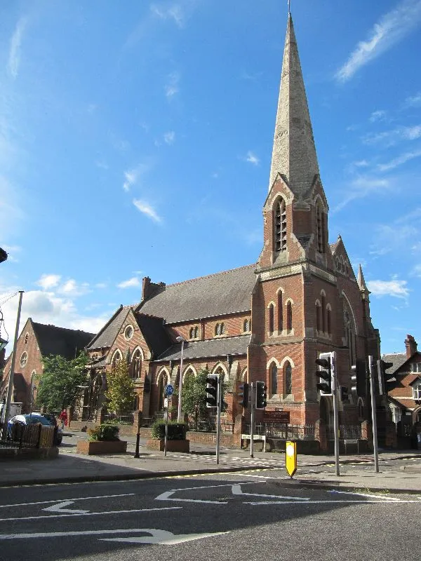 Wesleyan Methodist church, Queens Road, Reading, Berkshire, seen from the northeast