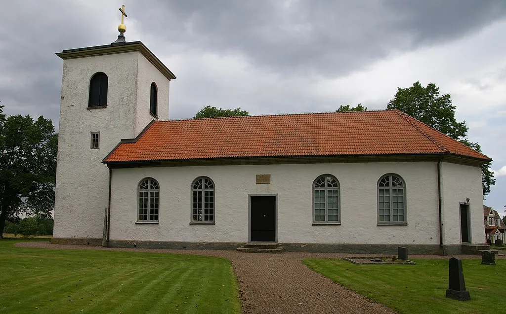 Ullene kyrka (Swedish:Church of Ullene) in Västergötland, Sweden.