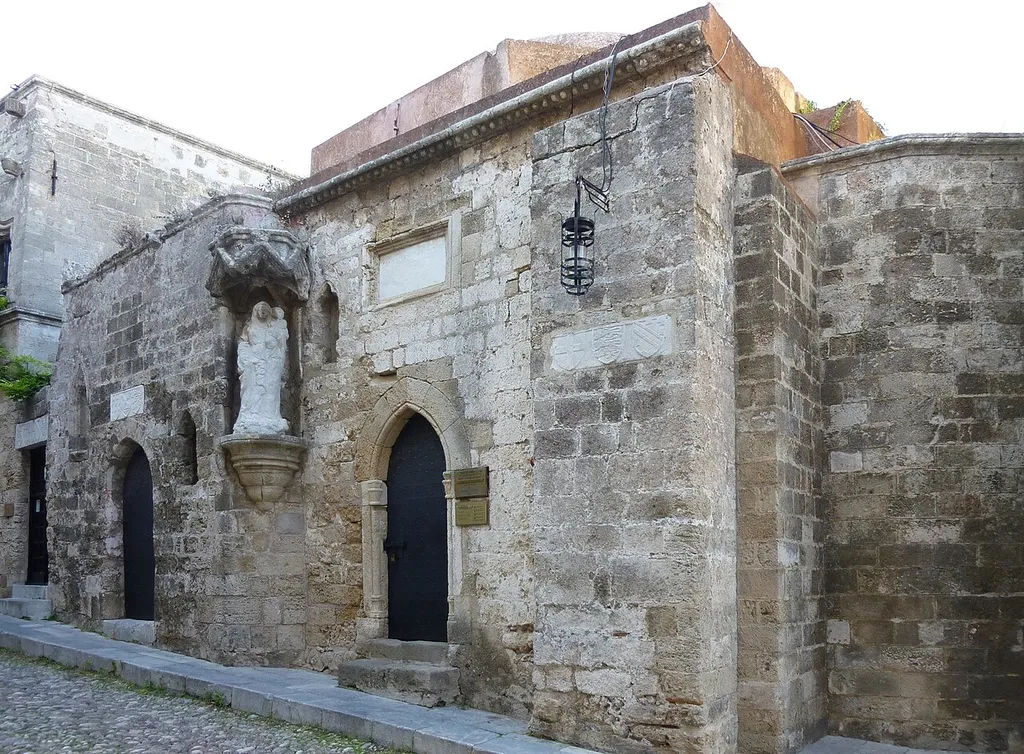 Church of the Holy Trinity on the Street of Knights, Rhodes, Greece