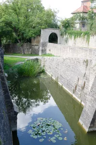 Stadttor Nähe Klingentorbastei in Rothenburg ob der Tauber